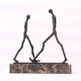 Liang & Eimil Synaxis Sculpture – Dark Bronze/Marble