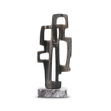 Liang & Eimil Talos Sculpture – Dark Bronze/Marble