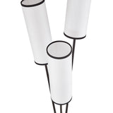 Liang & Eimil Trevi Floor Lamp – White Linen/Black Metal