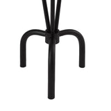 Liang & Eimil Trevi Floor Lamp – White Linen/Black Metal