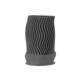 Liang & Eimil Vradia Ceramic Vase in Dark Grey