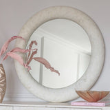 Libra Interiors Aspen Bone Inlay Mirror