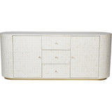 Libra Interiors Aspen Bone Inlay Sideboard