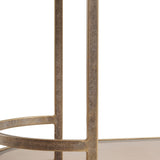 Libra Interiors Belvedere Drinks Trolley – Aged Gold