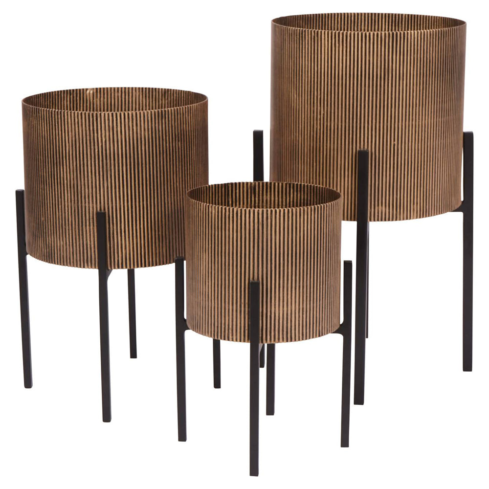 Libra Interiors Belvedere Planters – Set of 3