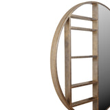 Libra Interiors Belvedere Shelving Mirror - Large - Aged Gold