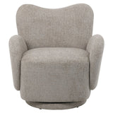 Libra Interiors Bingham Swivel Chair – Neutral Upholstery