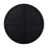 Libra Interiors Black Geometric Echoes Wall Art