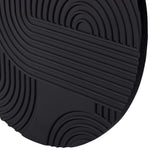 Libra Interiors Black Geometric Echoes Wall Art