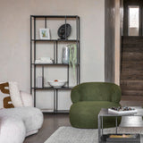 Libra Interiors Brooks Shelving Unit – Mottled Black
