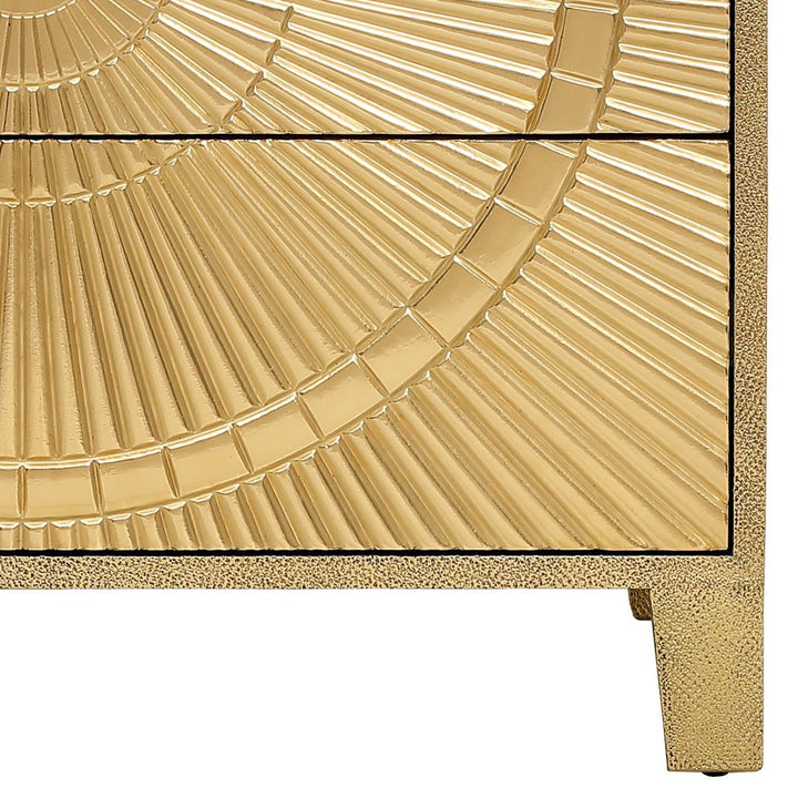 Libra Interiors Coco Chest of Drawers – Gold