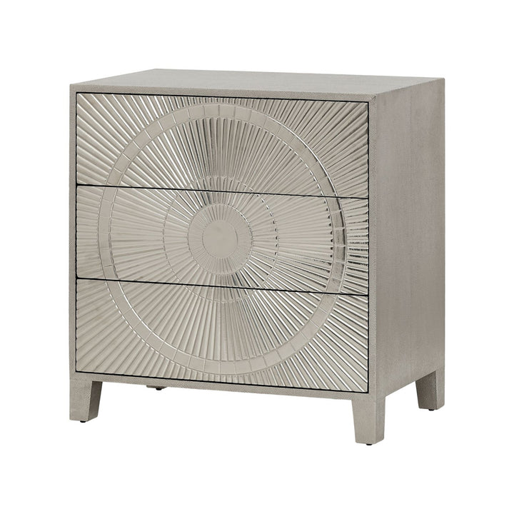 Libra Interiors Coco Chest of Drawers – Silver