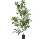 Libra Interiors Faux Mediterranean Olive Fruit Tree