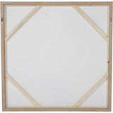 Libra Interiors Golden Foiled Circles Framed Canvas