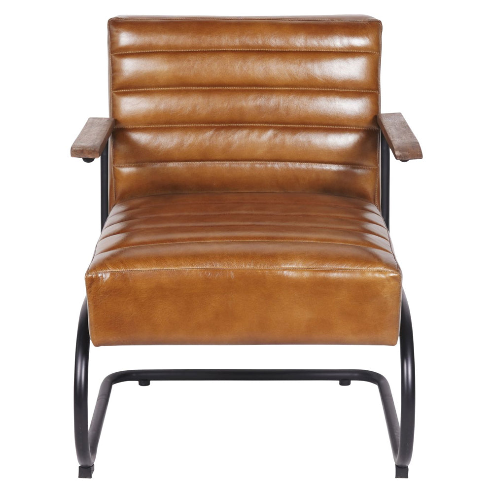 Libra Interiors Henrick Occasional Chair – Cognac Leather
