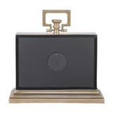 Libra Interiors Latham Brass Clock - Large