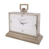 Libra Interiors Latham Brass Clock - Small