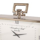 Libra Interiors Latham Brass Clock - Small