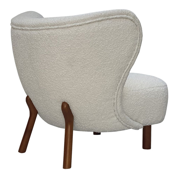 Libra Interiors Lewis Occasional Chair – Cream Boucle