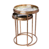 Libra Interiors Monkey Jungle Side Tray Tables - Set of 2