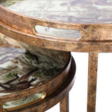 Libra Interiors Monkey Jungle Side Tray Tables - Set of 2