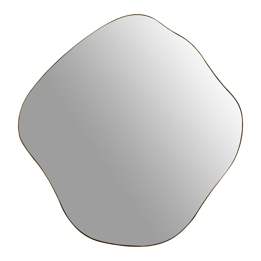 Libra Interiors Organic Mirror in Aged Champagne – Large