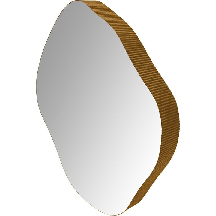 Libra Interiors Organic Mirror in Aged Champagne – Large