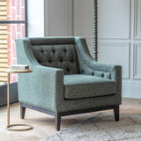 Libra Interiors Theodore Armchair – Forest Green
