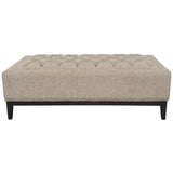 Libra Interiors Theodore Ottoman – Dark Taupe