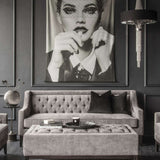 Libra Interiors Theodore Sofa – Warm Grey Fabric