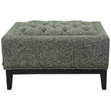 Libra Interiors Theodore Stool – Forest Green