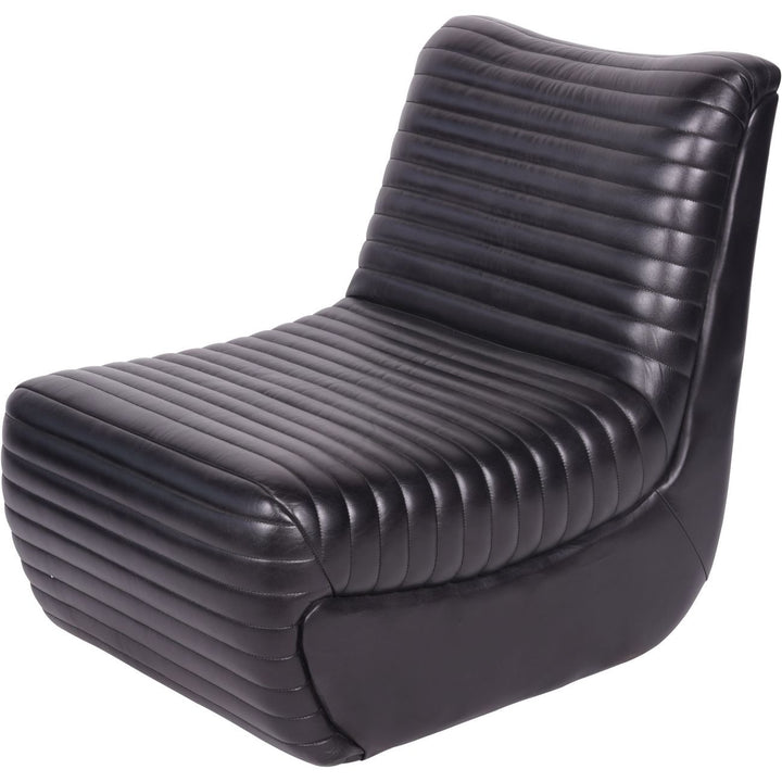 Libra Interiors Trinity Occasional Chair – Charcoal Leather