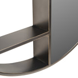 Libra Interiors Belvedere Shelving Mirror - Small - Dark Bronze