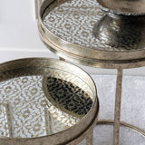 Libra Interiors Vienna Diamond Side Table – Set of 2