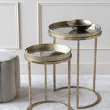 Libra Interiors Vienna Diamond Side Table – Set of 2