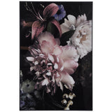 Libra Interiors Floral Glass Wall Art