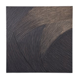 Libra Interiors Golden Wave Geometric Wall Art