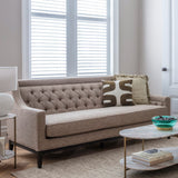 Libra Interiors Theodore Sofa – Dark Taupe