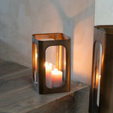 Libra Interiors Thorpe Hurricane Lamp – Small