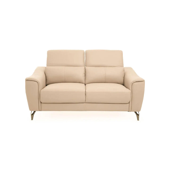 Lincoln 2-Seater Sofa – Beige Leather