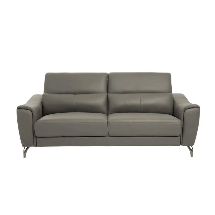 Lincoln 3-Seater Sofa – Grey Leather
