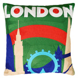 London Needlepoint Cushion