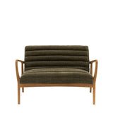 Luella 2 Seater Sofa – Green Boucle