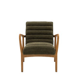 Luella Armchair – Green Boucle