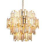 Lyra Chandelier in Champagne and Gold – 15 Lights