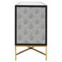 Mallory Sideboard in Brushed Gold and Grey Shagreen