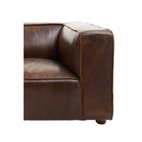 Nicholas Leather 2 Seater Sofa – Mexico Brown