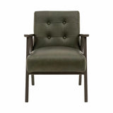 Oslo Leather Armchair – Heritage Green