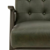 Oslo Leather Armchair – Heritage Green