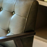 Oslo Leather Armchair – Heritage Green